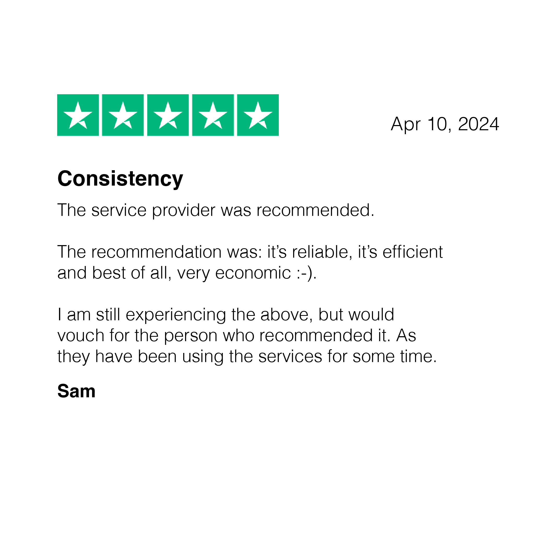 Trustpilot 5